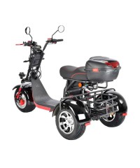 Электроскутер Citycoco WS-PRO+ Trike 3000w 21Ah - Черный