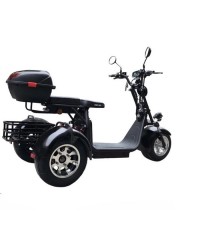 Электроскутер Citycoco WS-PRO Trike 2000w 20Ah - Черный